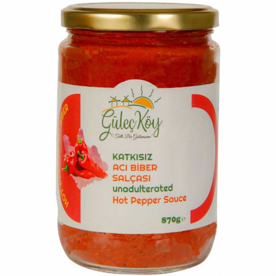 Acı Biber Salçası 870 Gr Net 635 Gr